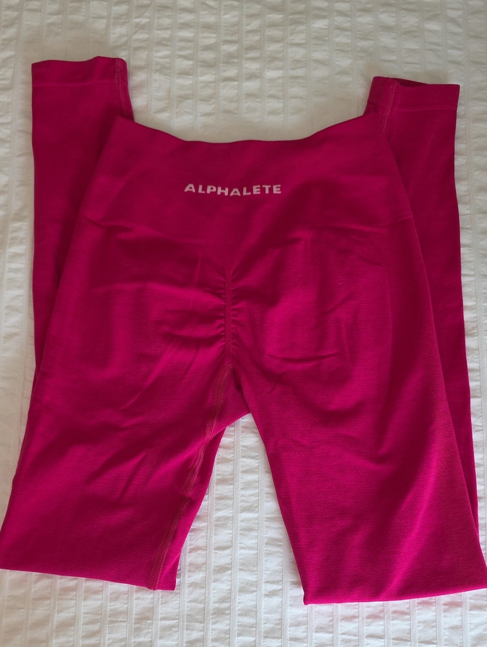 Alphalete Amplify Hot Pink High-Waisted Sculpting Leggings -NWOT